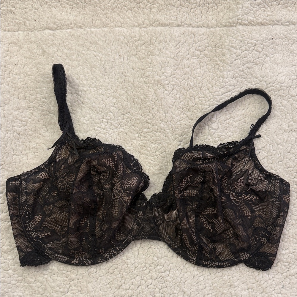 Wacoal Black lace bra 38/DD